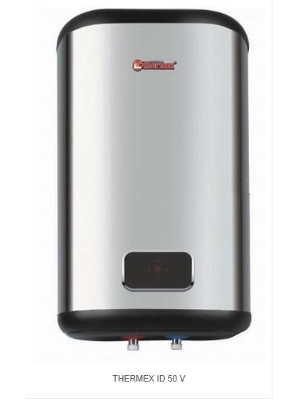 Absolute top model 50 liter boiler and it's a looker! Shiny stainless steel casing, with digital display and remote control. Model for Vertical mounting.
