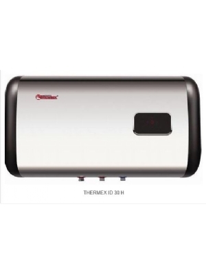 Absolute top model 100 liter boiler and it's a looker! Shiny stainless steel casing, with digital display and remote control. Model for horizontal mounting.