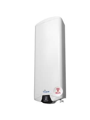 horizontal or vertical,3300 Watt (2.1 kW + 1.2 kW) smart boiler with very extensive functions, 100 litre