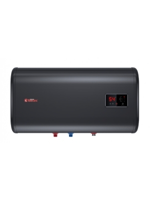 80 liter smart water heater, horizontal wall mounting, black