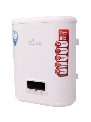 High-quality flat 26 liter electric water heater with Wi-Fi